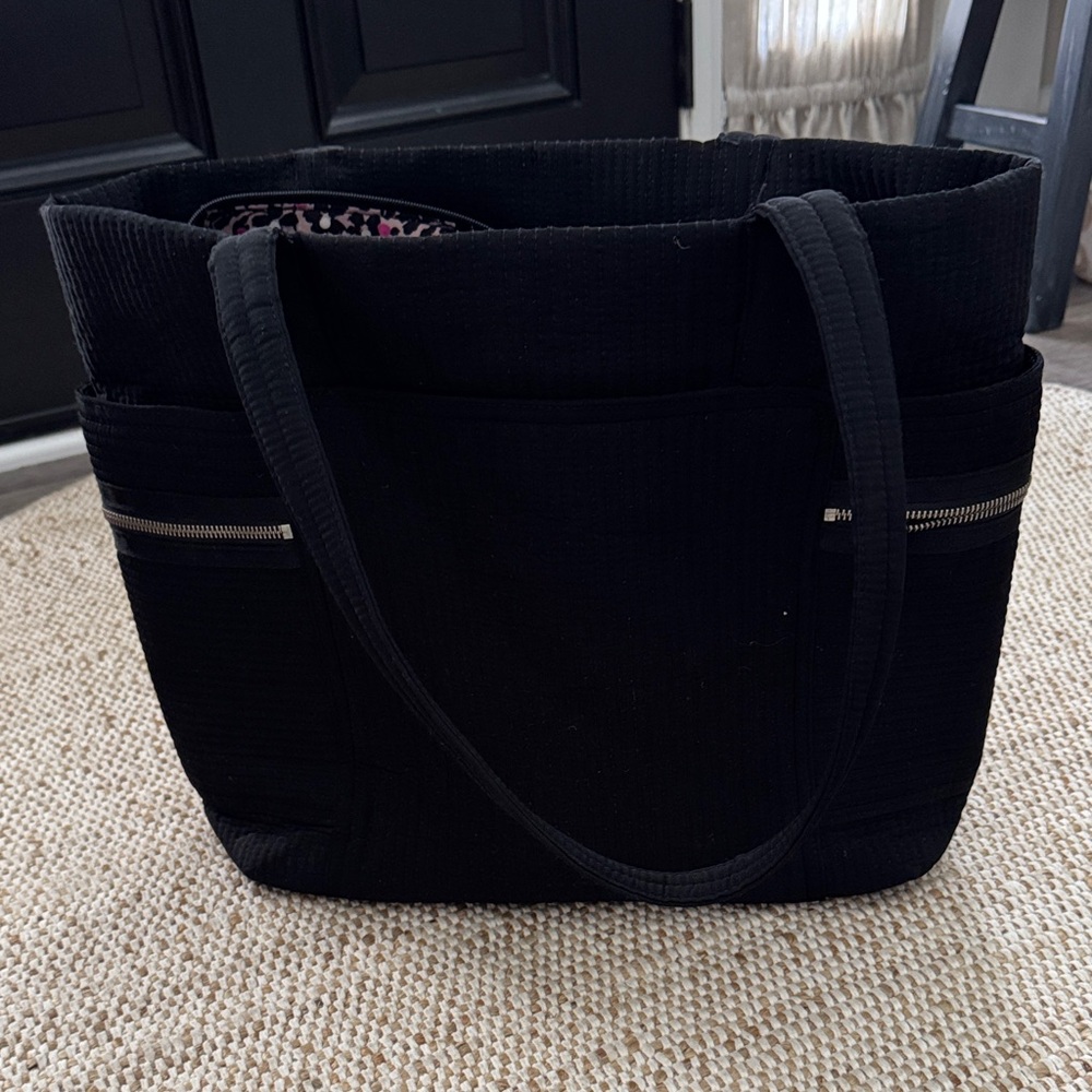 Vera Bradley Black Tote Bag